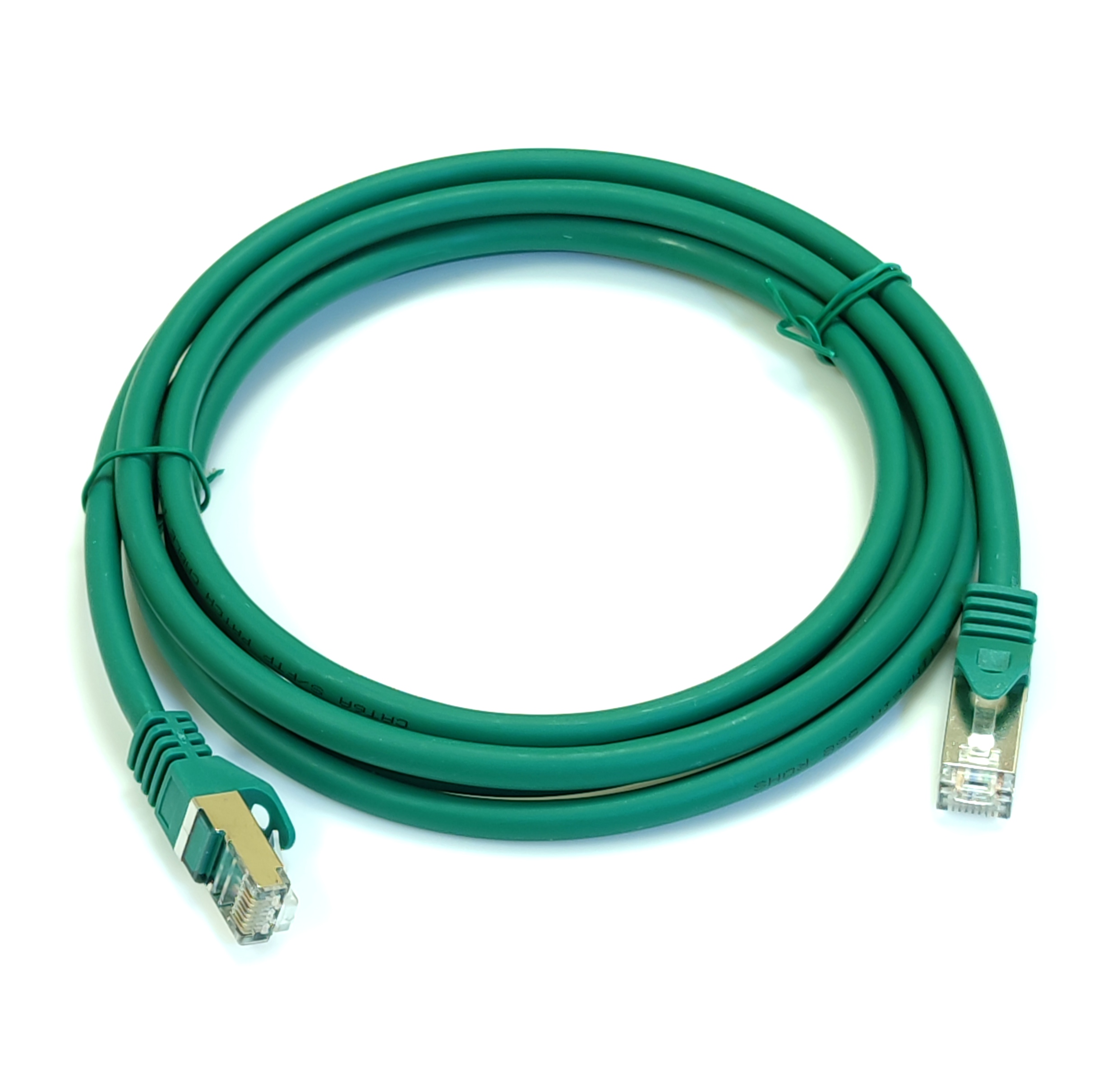 トランスファー様 Патч-корд S/FTP, 3 м, кат. 6А, зеленый, LW - купить в Киеве